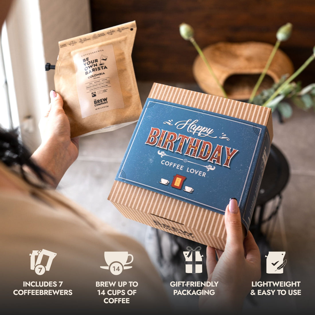 Happy Father's Day Specialty Coffee Gift Box – Kaffee Geschenkset zum Vatertag