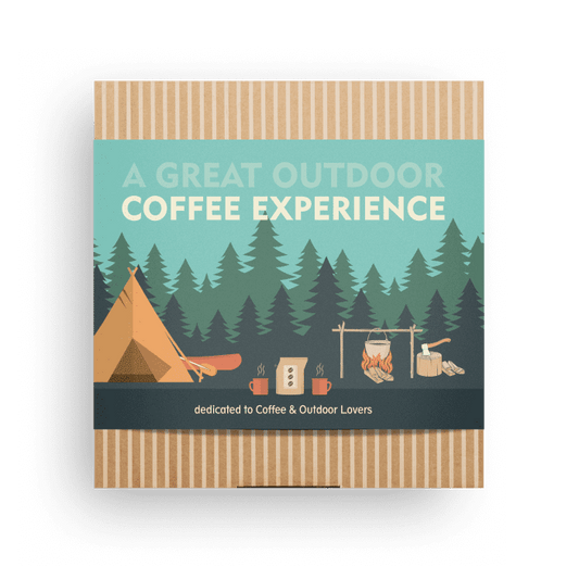 Camping Coffee Geschenkset – Premium Coffee Box für Outdoor
