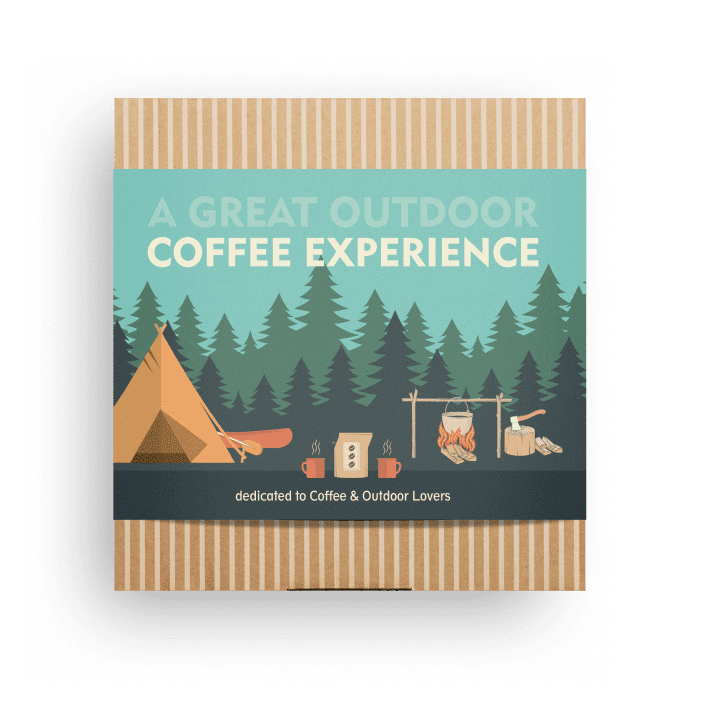 Outdoor Coffee Gift Box – Kaffee Geschenkset für Camping & Wandern
