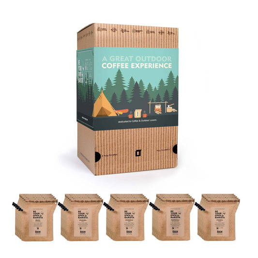 Camping Coffee Outdoor Geschenkbox (25 Stk.) | Handgeröstet Set