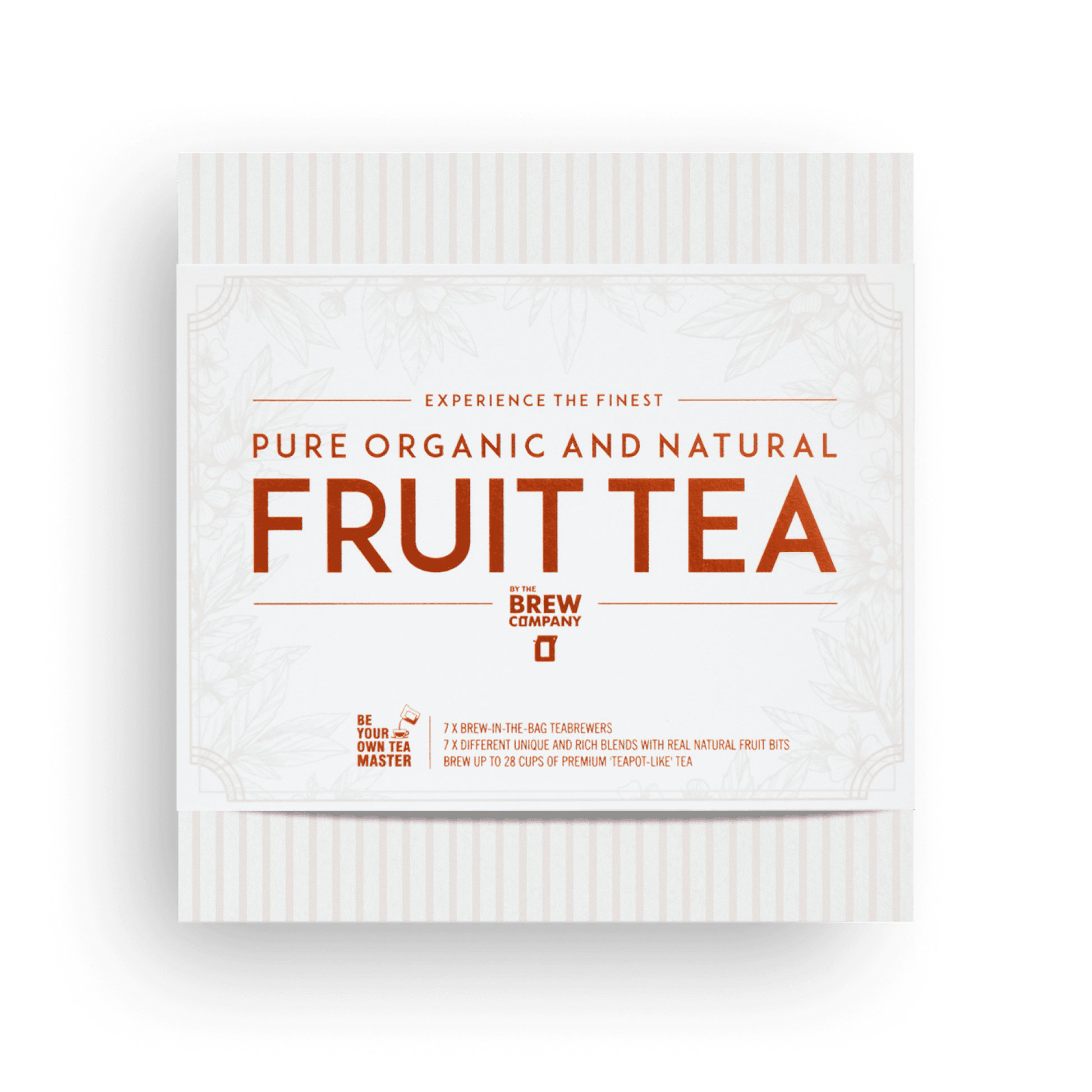 Fruit TeaBrewer Set als edles Geschenk mit Teekanne und Teebeutel