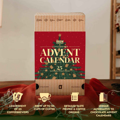 Coffee Advent Calendar 2026, große Kaffeebox mit 24 Türen
