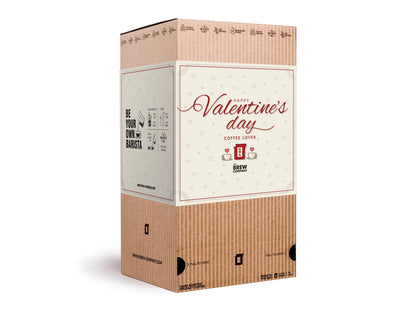 Inhalt der Valentinstag Kaffee Geschenkbox Probierset Übersicht