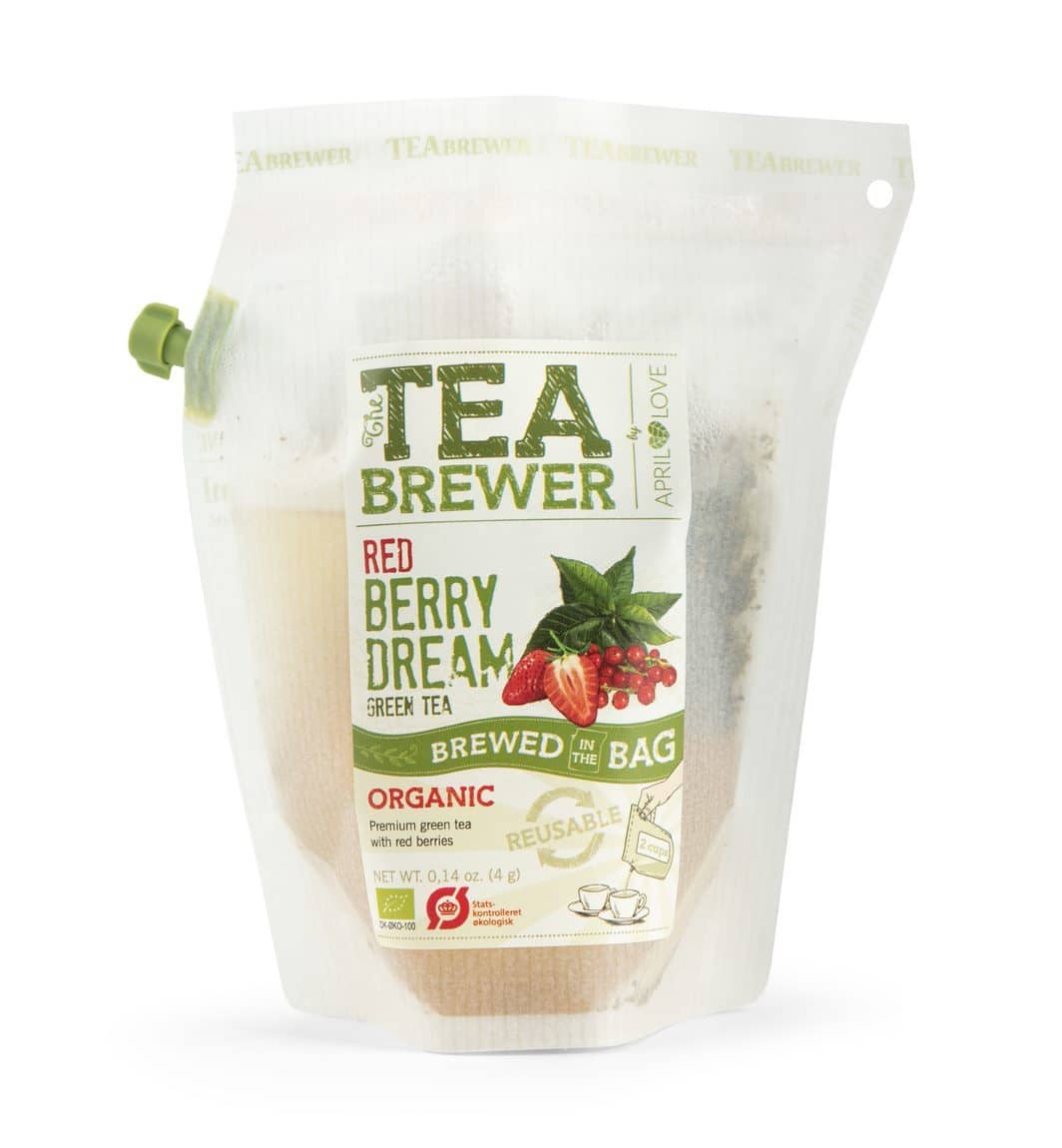 Red Berry Dream Teabrewer in einer modernen Küche