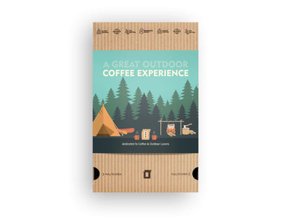 Kaffeekorb Outdoor Camping Geschenkbox 25 Stück