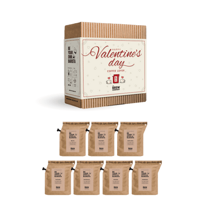 Unique coffee gift box for him or her Valentines Day